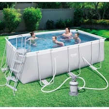 Каркасный бассейн Bestway 56244, (56457), 412 х 201 х 122 см., с песочным фильтр-насосом